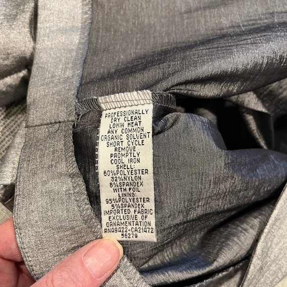 Jessica McClintock silver formal jacket - Picture 2 of 4